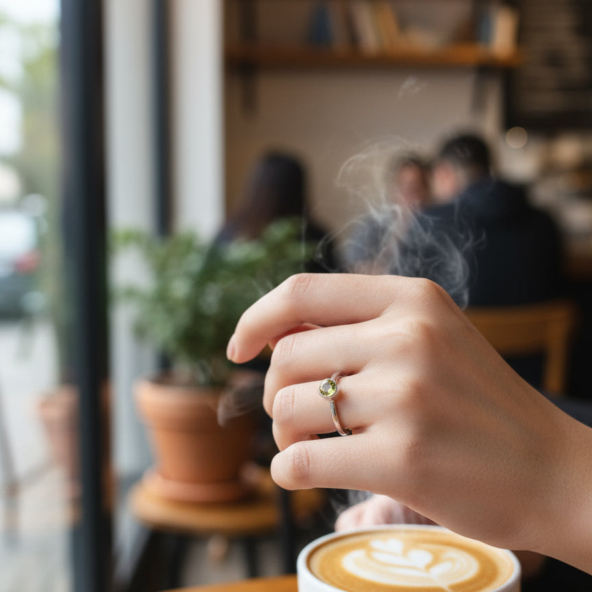 Peridot ring