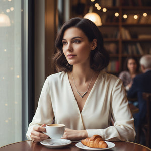 Sterling Silver Bar Necklace