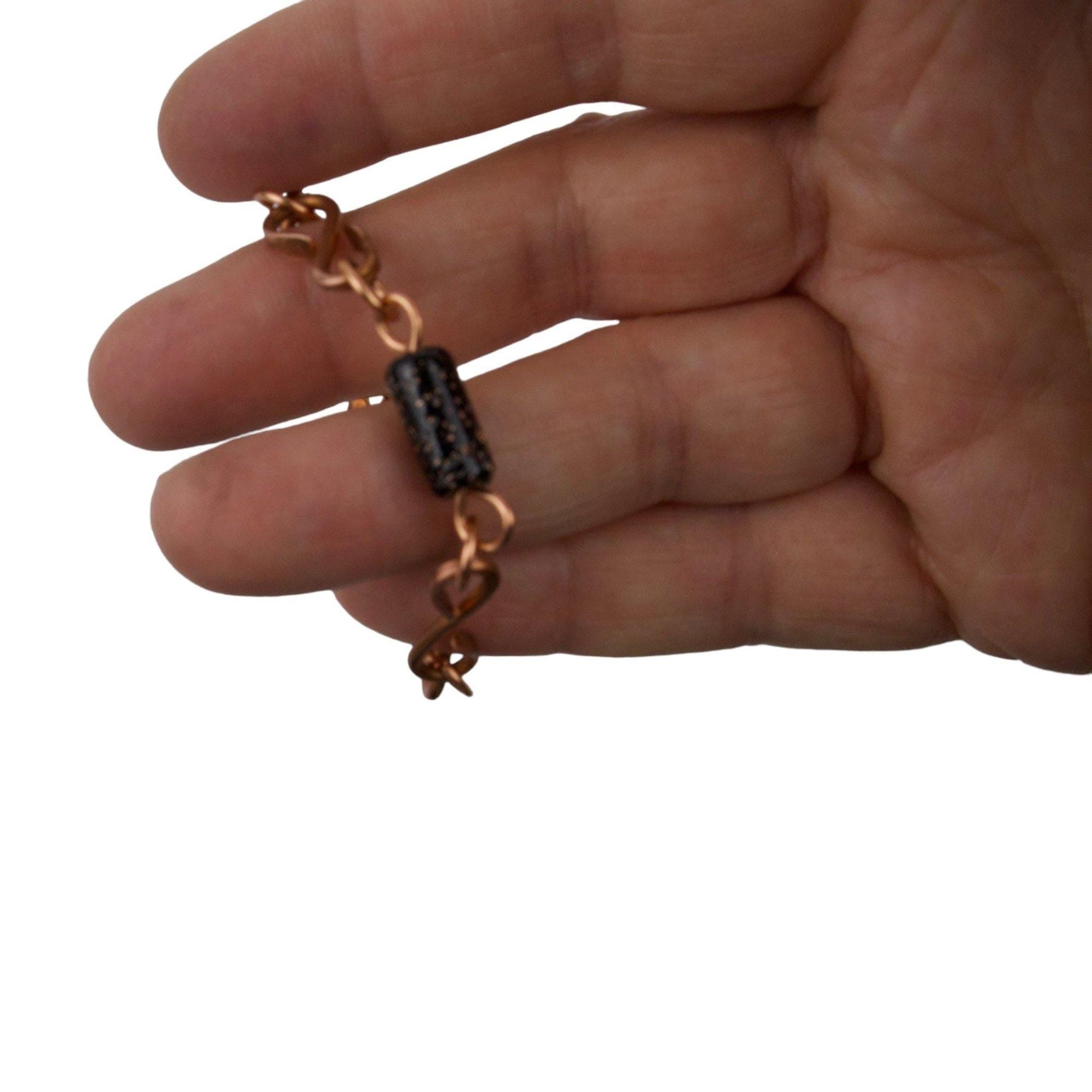 Copper Infinity Bracelet | Handmade | Llandere Jewelry - Llandere Jewelry