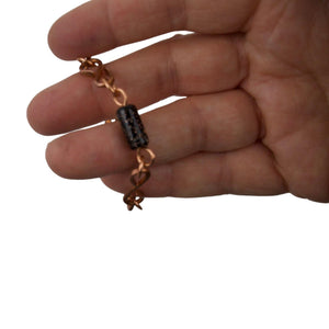 Copper Infinity Bracelet | Handmade | Llandere Jewelry - Llandere Jewelry