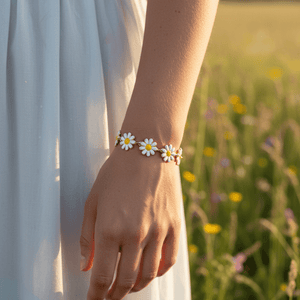 Daisy Chain Bracelet - Llandere Jewelry