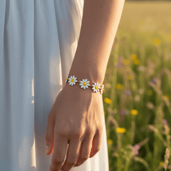Daisy Chain Bracelet - Llandere Jewelry