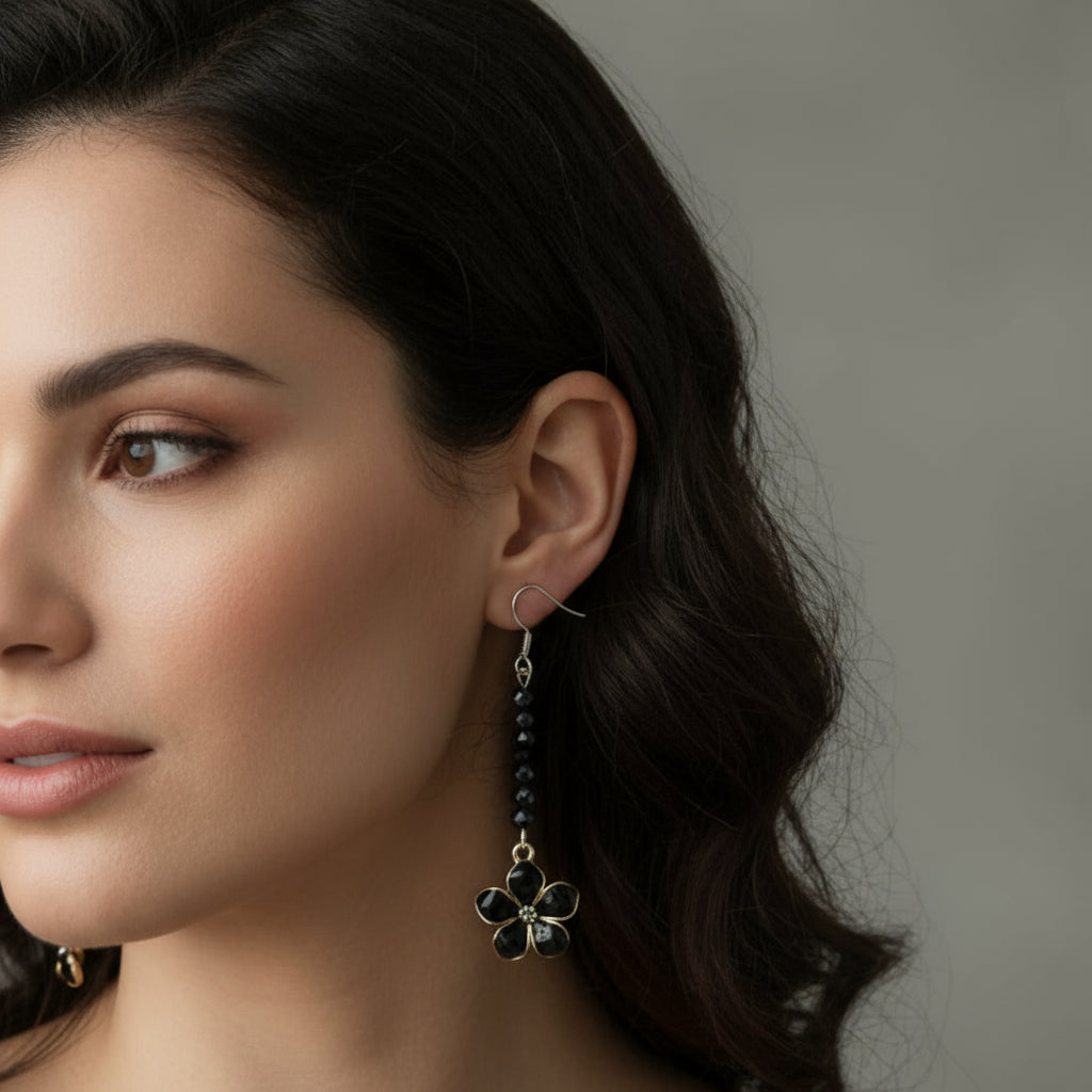 flower earrings