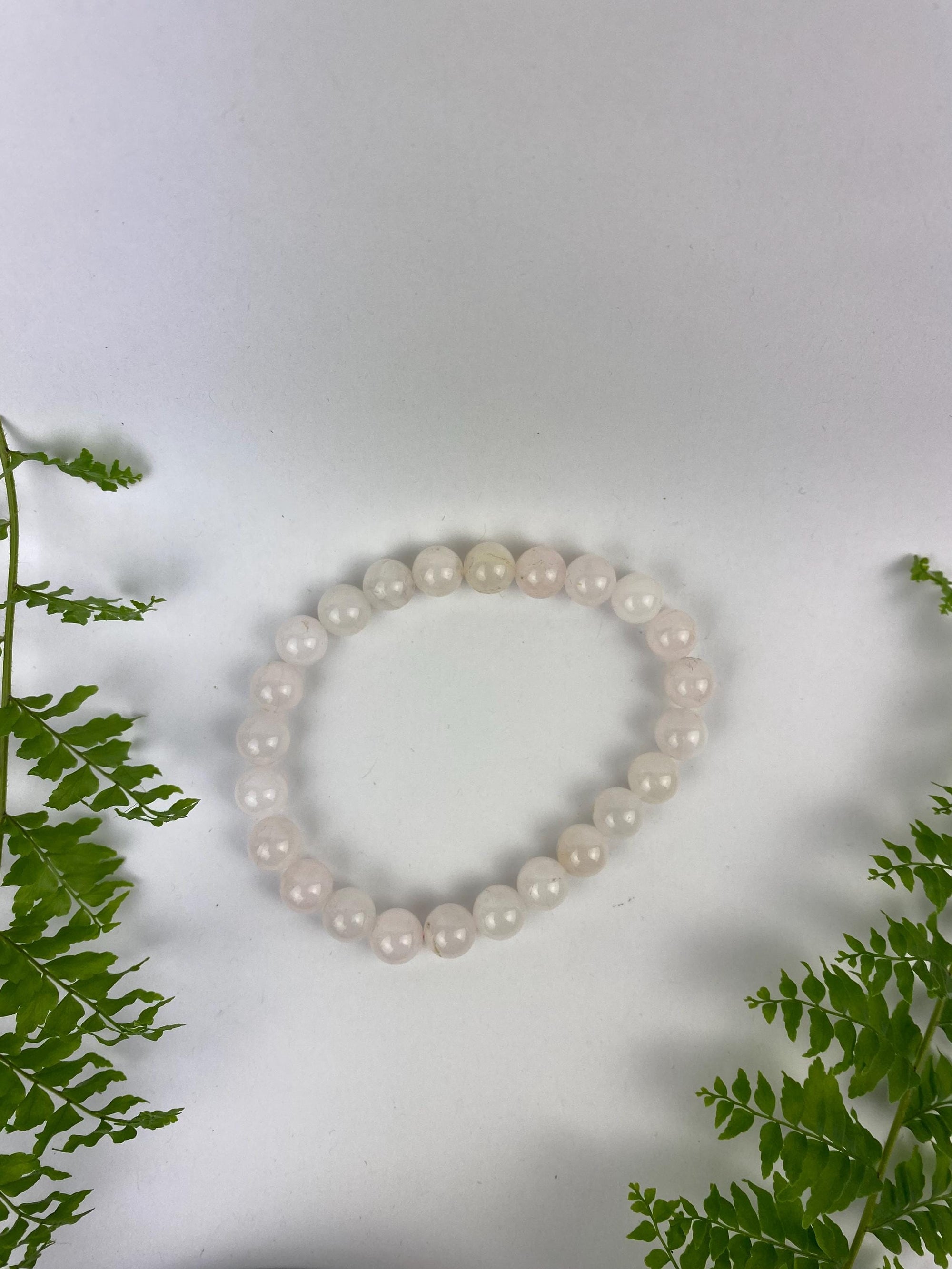 Rose Quartz Beaded Bracelet - A Touch of Love and Serenity