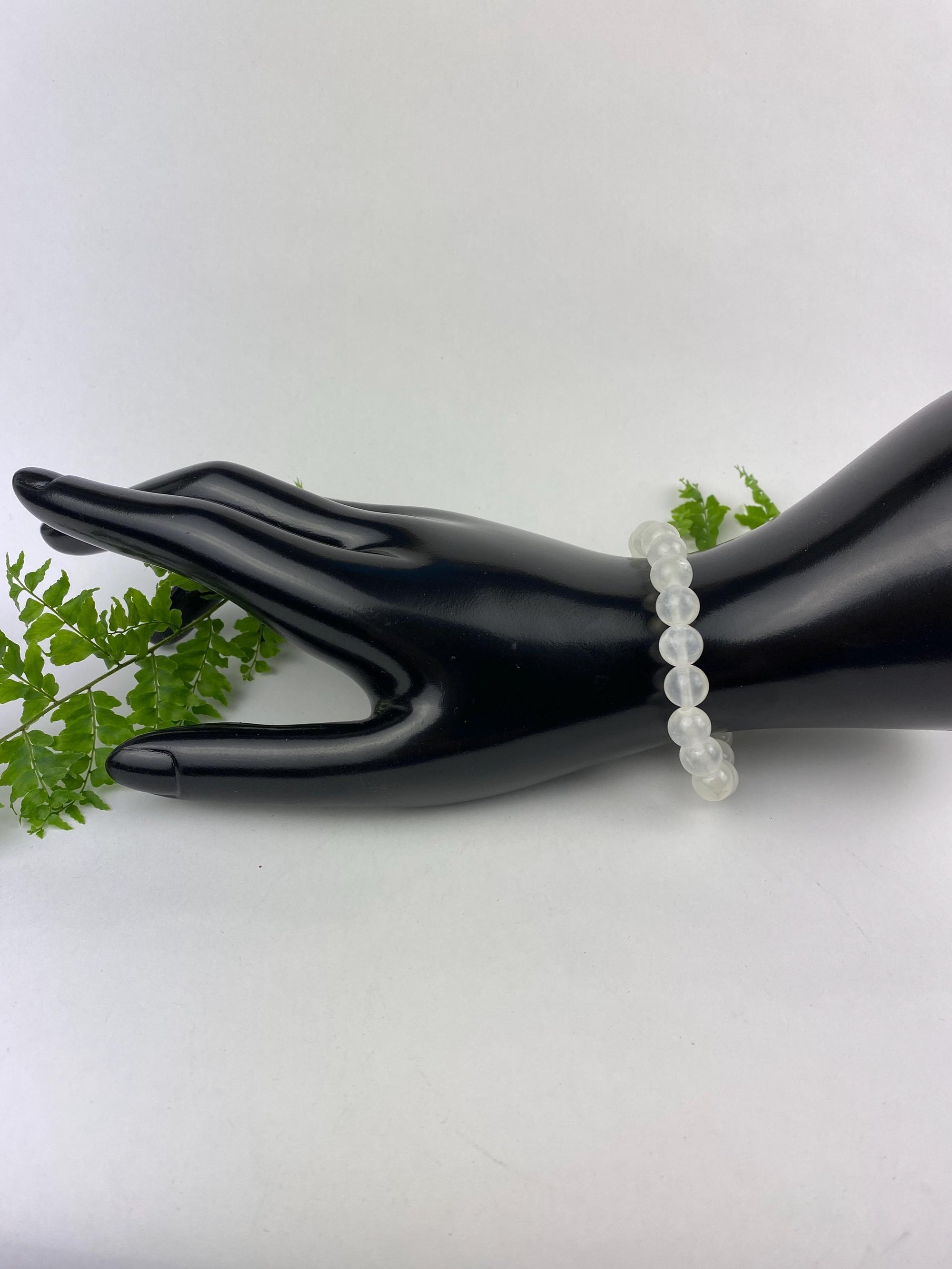 Selenite Beaded Bracelet - Light and Tranquil
