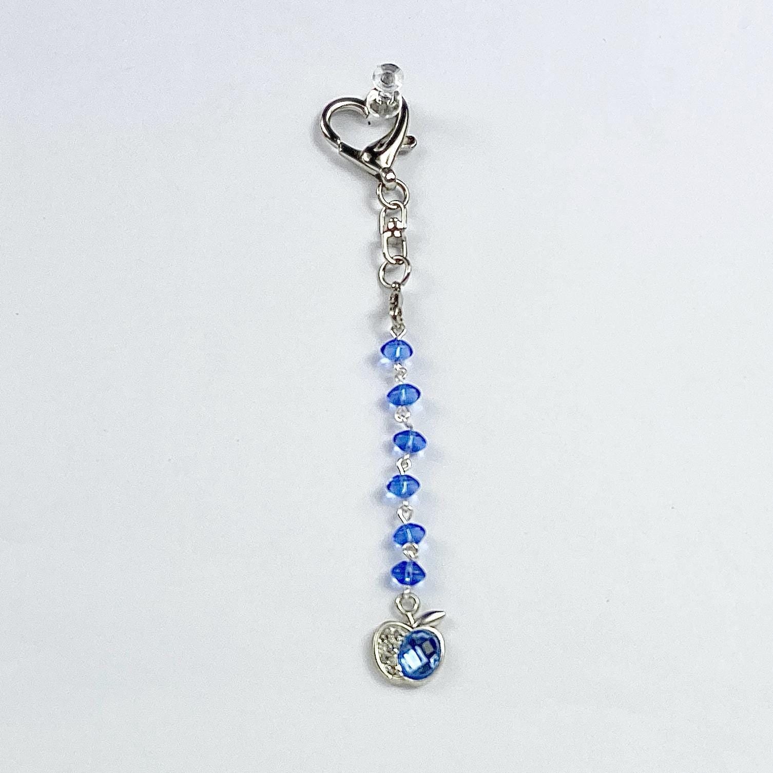Handmade Apple Purse Zipper Charm