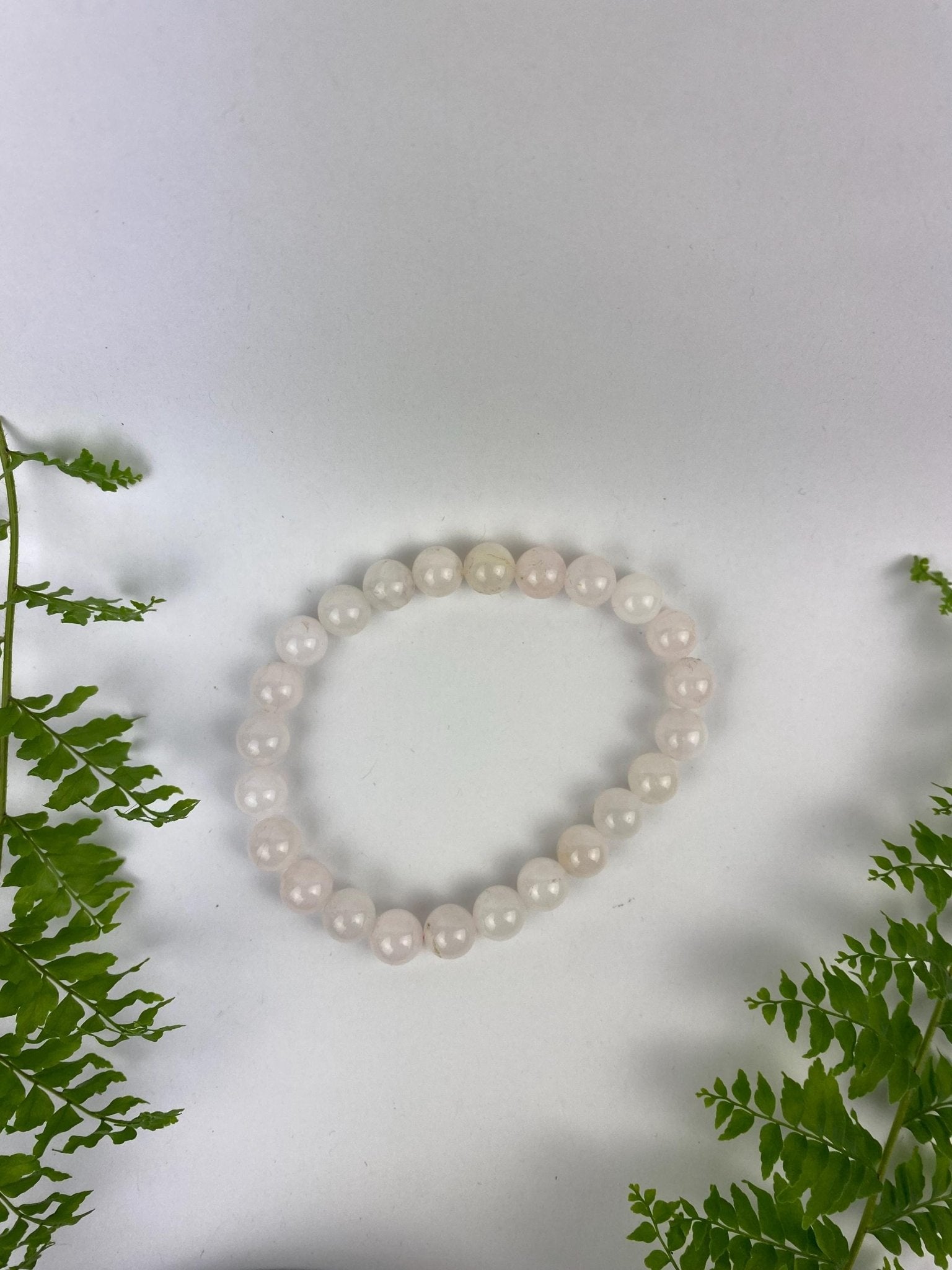 Rose Quartz Beaded Bracelet - A Touch of Love and Serenity| Handmade | Llandere Jewelry - Llandere Jewelry