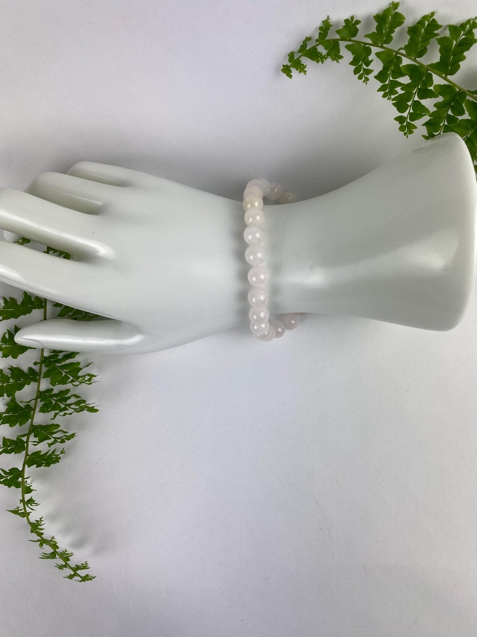 Rose Quartz Beaded Bracelet - A Touch of Love and Serenity| Handmade | Llandere Jewelry - Llandere Jewelry