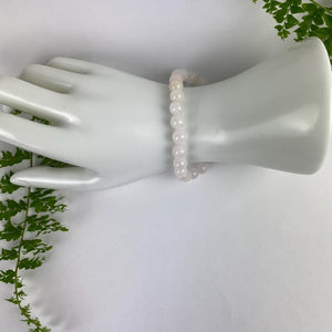 Rose Quartz Beaded Bracelet - A Touch of Love and Serenity| Handmade | Llandere Jewelry - Llandere Jewelry