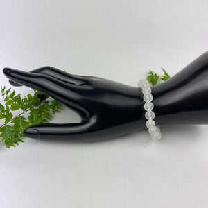 Selenite Beaded Bracelet - Light and Tranquil| Handmade | Llandere Jewelry - Llandere Jewelry