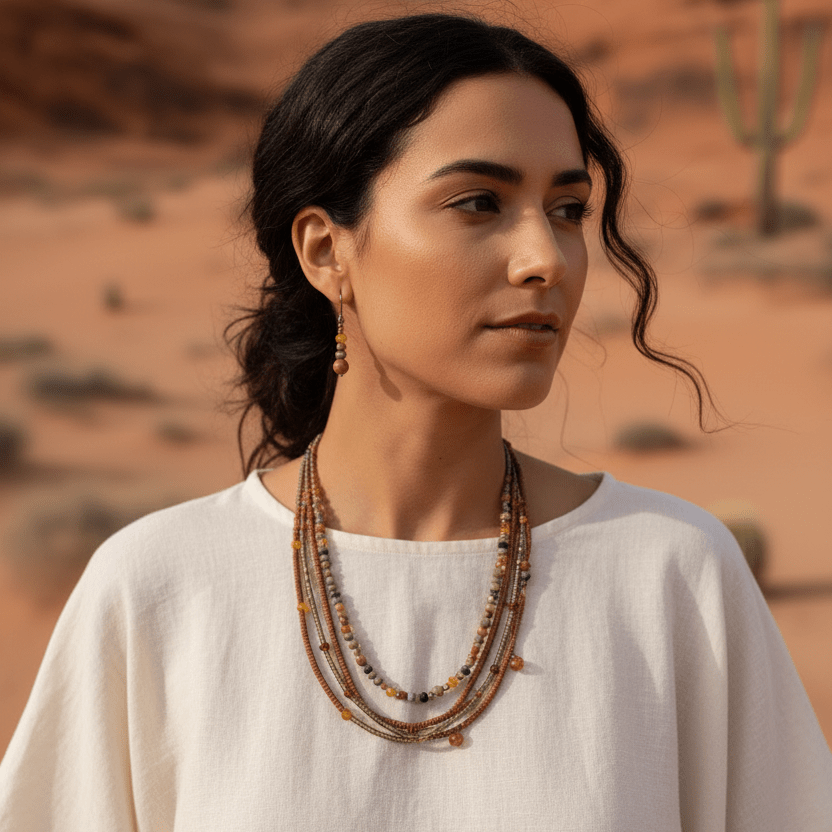 Southwestern Jewelry Set: A Desert Beauty - Llandere Jewelry