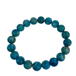 Turquoise Beaded Bracelet: Natural & Dyed| Handmade | Llandere Jewelry - Llandere Jewelry