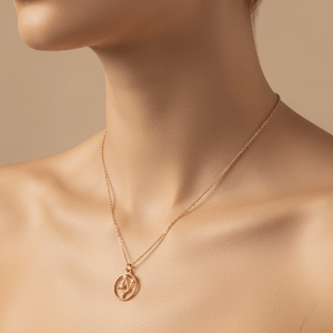 Libra pendant necklace in sterling silver / Llandere Jewelry