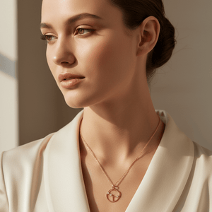 Taurus pendant necklace in sterling silver / Llandere Jewelry