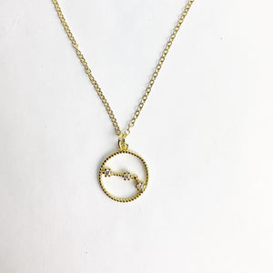 Scorpio pendant necklace in sterling silver / Llandere Jewelry