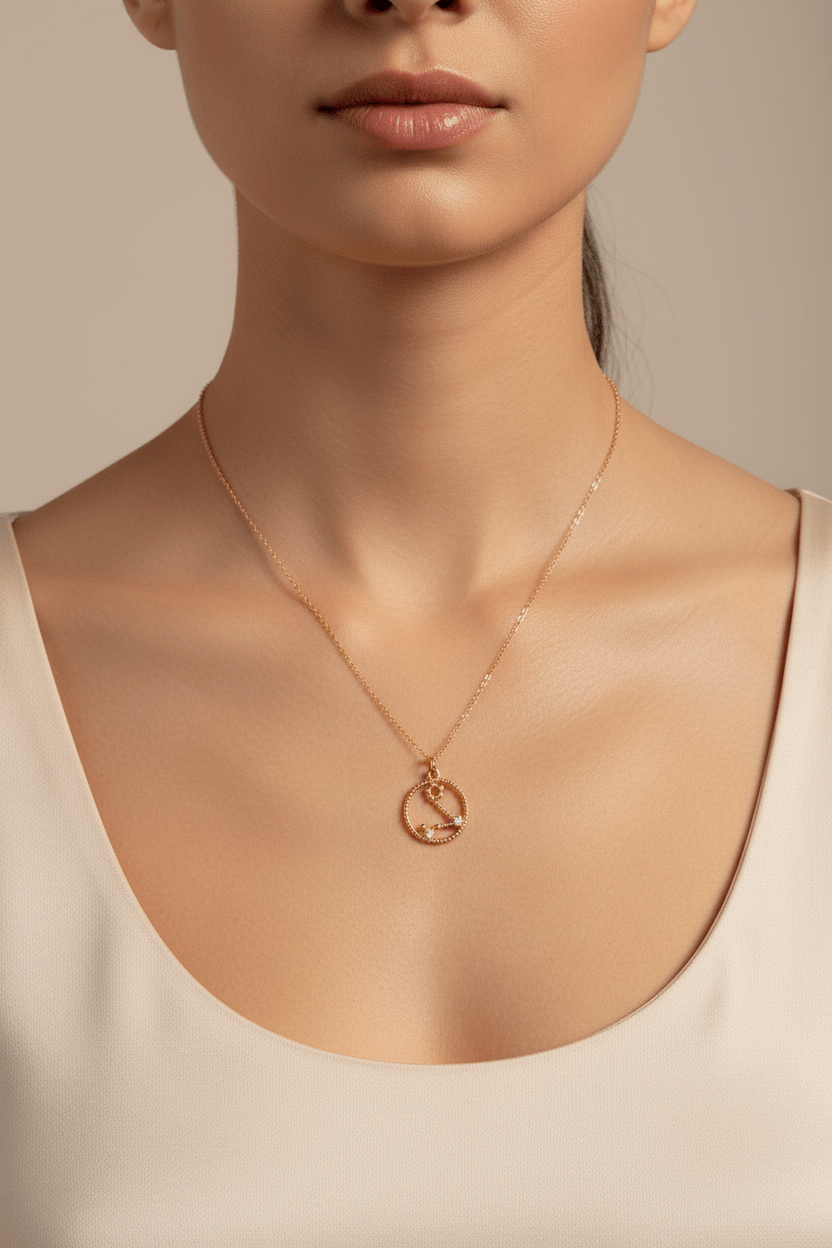 Pisces pendant necklace in sterling silver / Llandere Jewelry