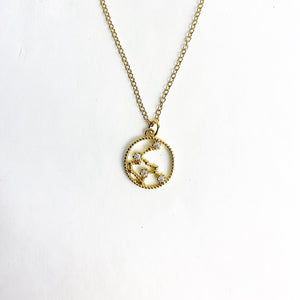 Sagittarius pendant necklace in sterling silver / Llandere Jewelry